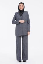 مانتو شلوار اداری جلیقه دار کد-6621 - Image 4