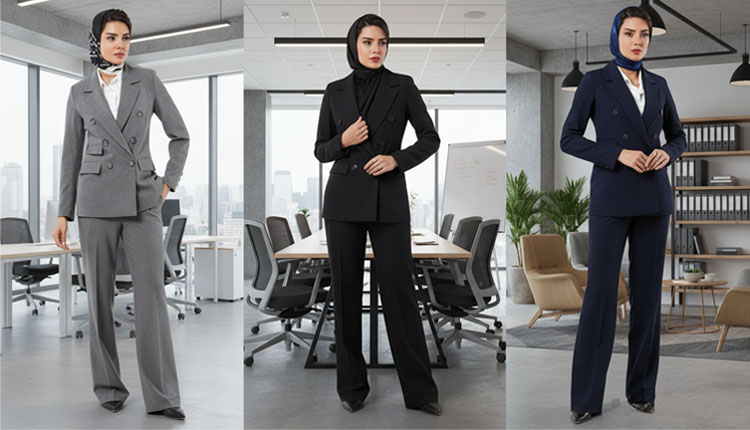 مانتو شلوار اداری و مانتو فرم اداری