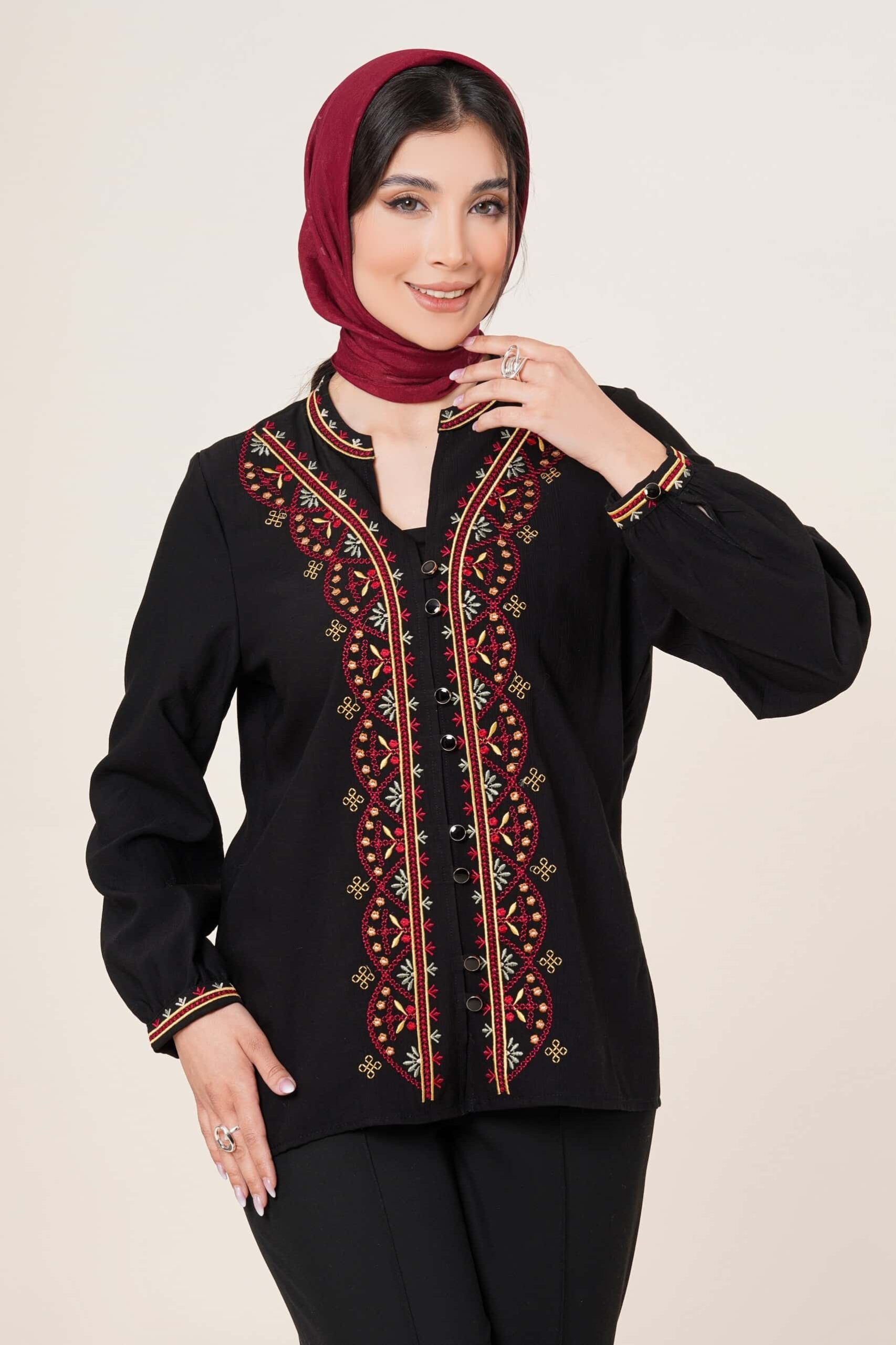 شومیز-itak-2627a_3 شومیز کد-2627 - Image 1